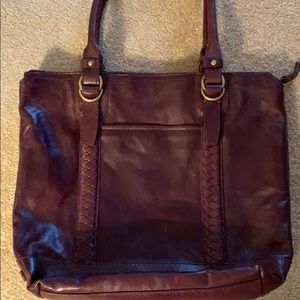 Cole Hahn Brown Leather Tote Bag